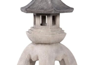 Cheap Japanese Lantern Materials:  Fiberglass alternative to Natural Stone