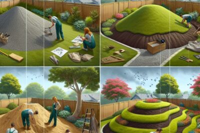 DIY Artificial Hill & Mound Landscaping: Step-by-Step Yard Decoration Guide